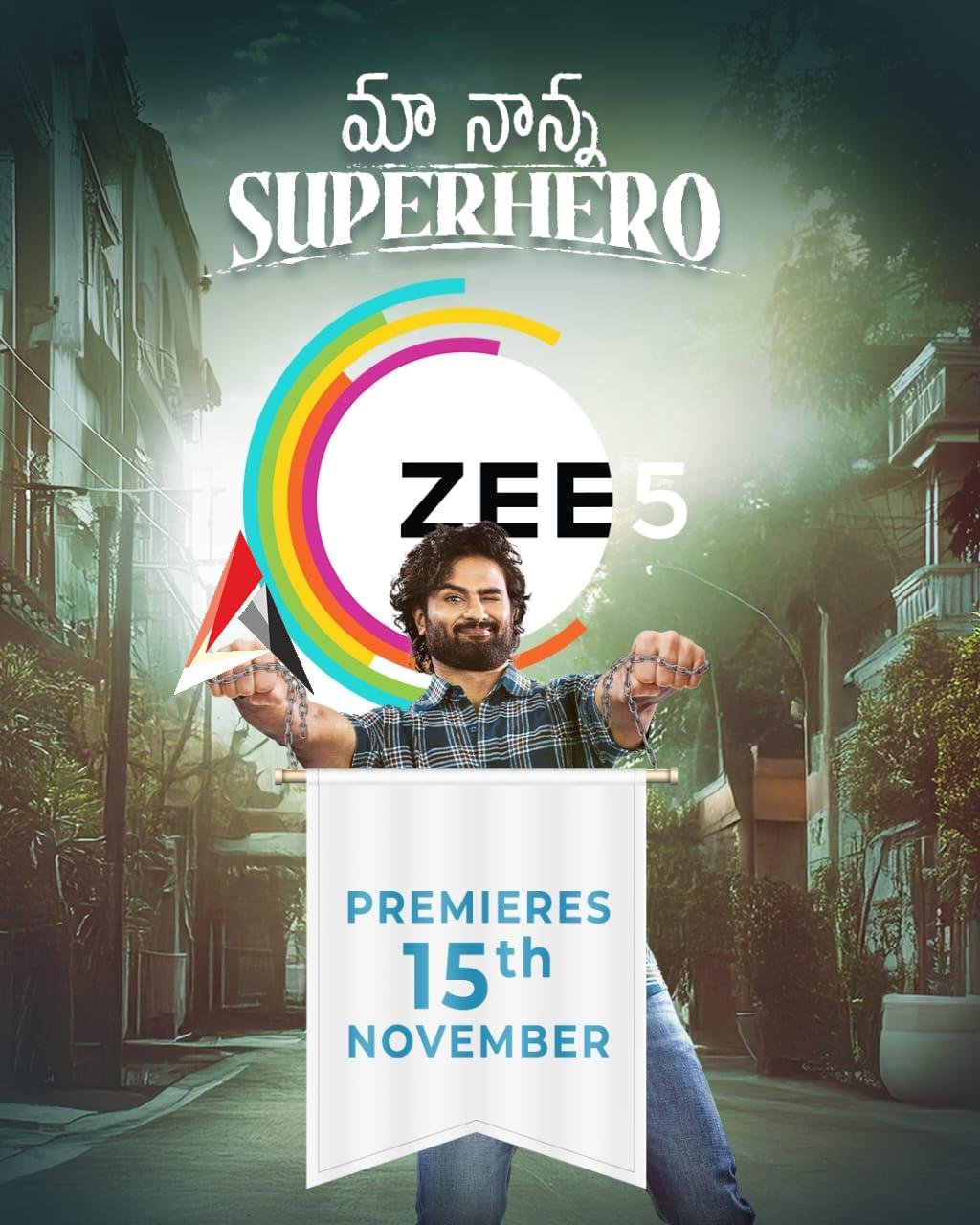 నవంబర్ 15న ZEE5లో స్ట్రీమింగ్ కాబోతోన్న సుధీర్ బాబు ‘మా నాన్న సూపర్ హీరో’