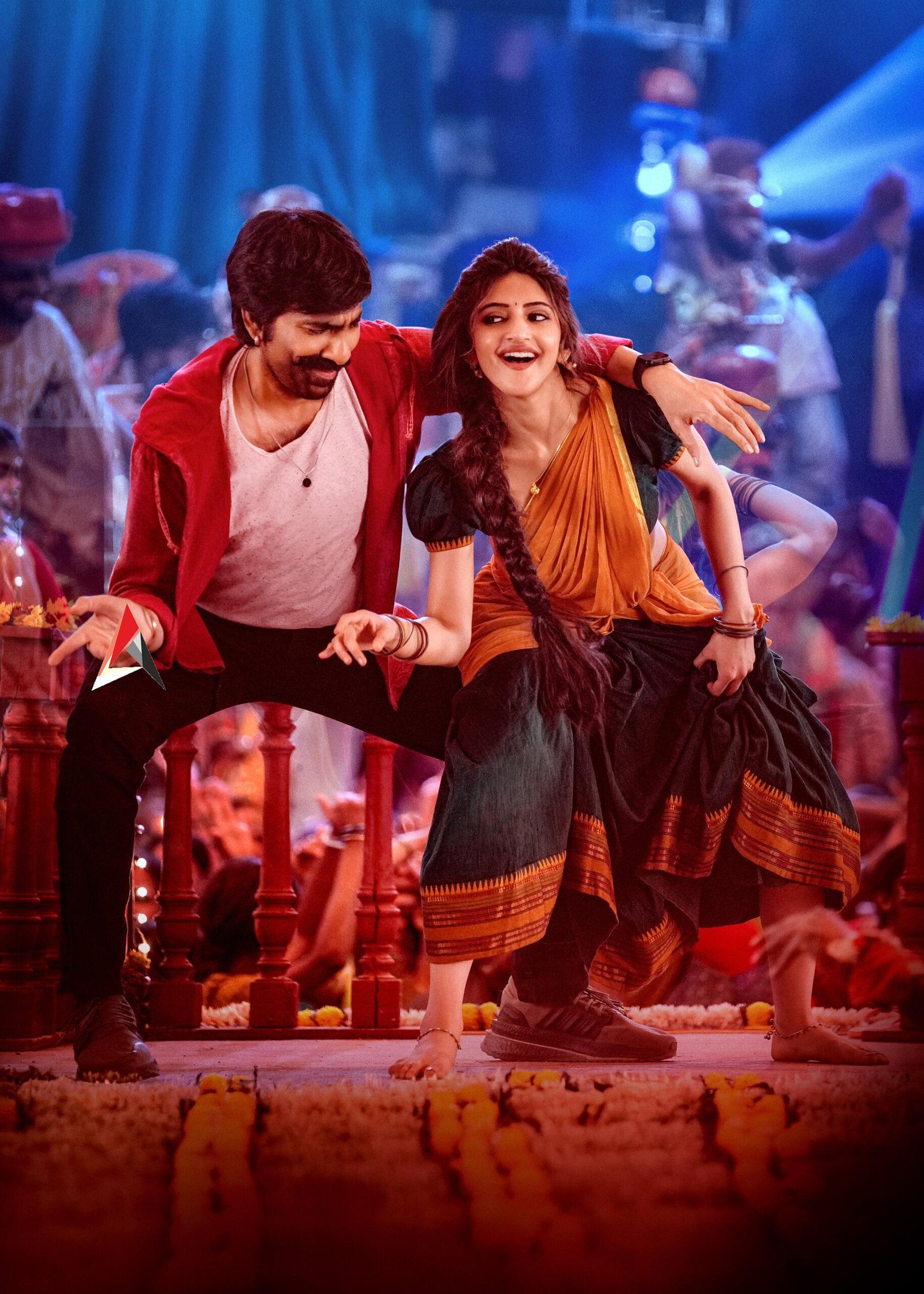 ‘ఓలే ఓలే’ అంటూ ఊపేసిన రవితేజ, శ్రీలీల